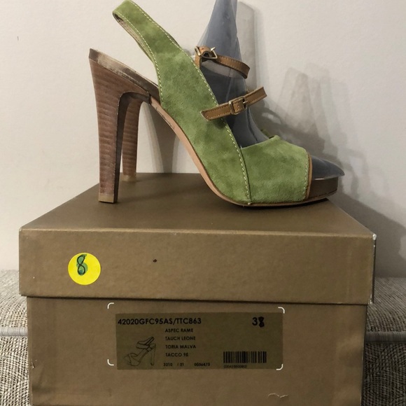 Domenico Vacca heels platform shoes size 38 - Picture 3 of 8